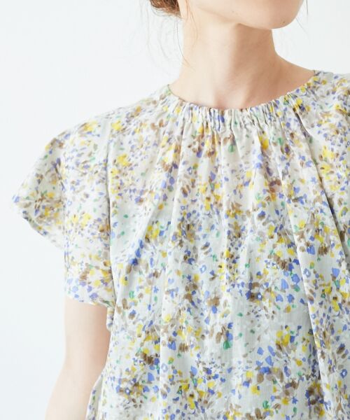 le.coeur blanc / ルクールブラン シャツ・ブラウス | フラワープリントフレアスリーブブラウス | 詳細22