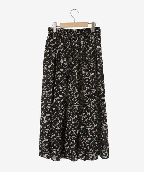 le.coeur blanc / ルクールブラン ロング・マキシ丈スカート | フラワーモチーフフレアスカート | 詳細17