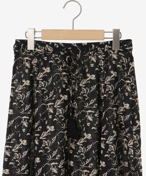 le.coeur blanc / ルクールブラン ロング・マキシ丈スカート | フラワーモチーフフレアスカート | 詳細18