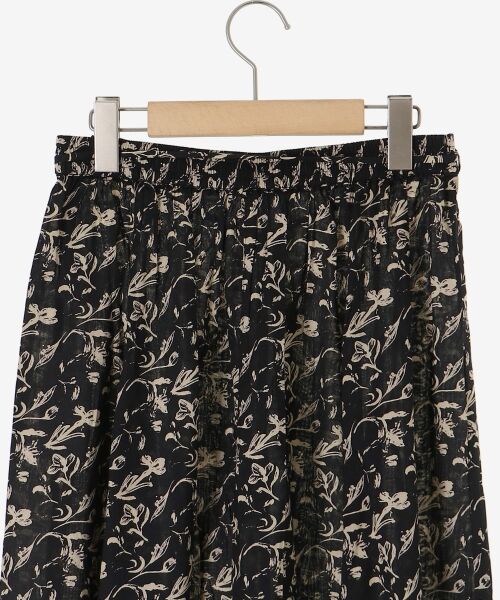 le.coeur blanc / ルクールブラン ロング・マキシ丈スカート | フラワーモチーフフレアスカート | 詳細19