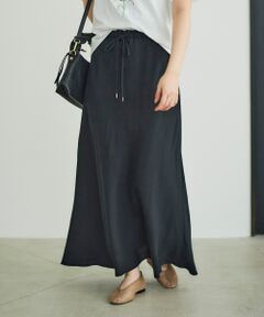 le.coeur blanc / ルクールブラン ロング・マキシ丈スカート | 《手洗い可能》キュプラフィブリルナロースカート