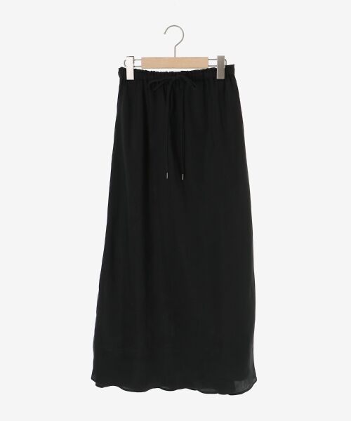 le.coeur blanc / ルクールブラン ロング・マキシ丈スカート | 《手洗い可能》キュプラフィブリルナロースカート | 詳細19