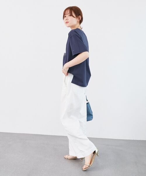 le.coeur blanc / ルクールブラン デニムパンツ | 《軽めな素材で夏も快適》ライトオンスデニムワイドパンツ | 詳細14