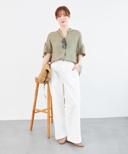 le.coeur blanc / ルクールブラン デニムパンツ | 《軽めな素材で夏も快適》ライトオンスデニムワイドパンツ | 詳細16