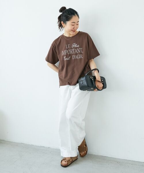 le.coeur blanc / ルクールブラン デニムパンツ | 《軽めな素材で夏も快適》ライトオンスデニムワイドパンツ | 詳細18