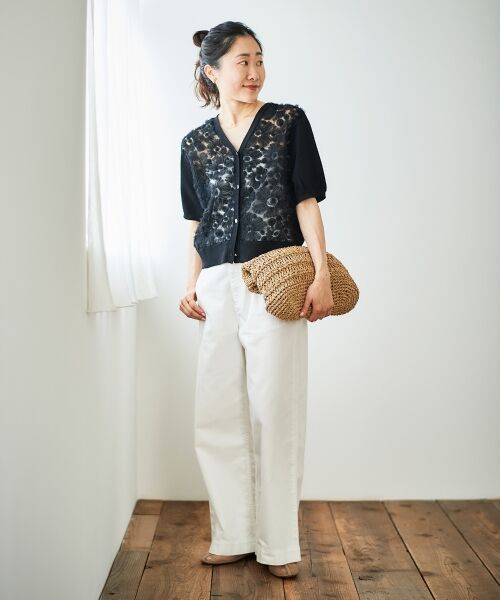 le.coeur blanc / ルクールブラン デニムパンツ | 《軽めな素材で夏も快適》ライトオンスデニムワイドパンツ | 詳細23