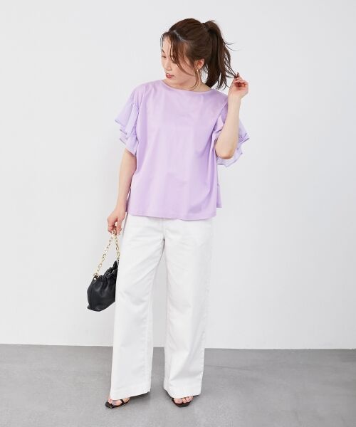le.coeur blanc / ルクールブラン デニムパンツ | 《軽めな素材で夏も快適》ライトオンスデニムワイドパンツ | 詳細25