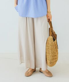 le.coeur blanc / ルクールブラン その他パンツ | 《手洗い可能》シアーワイドフレアパンツ