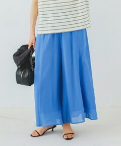 le.coeur blanc / ルクールブラン その他パンツ | 《手洗い可能》シアーワイドフレアパンツ