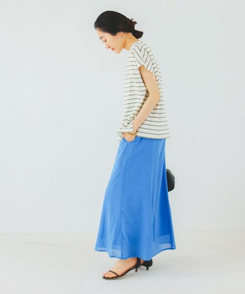 le.coeur blanc / ルクールブラン その他パンツ | 《手洗い可能》シアーワイドフレアパンツ | 詳細6