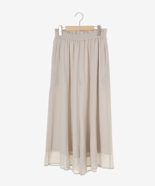 le.coeur blanc / ルクールブラン その他パンツ | 《手洗い可能》シアーワイドフレアパンツ | 詳細8
