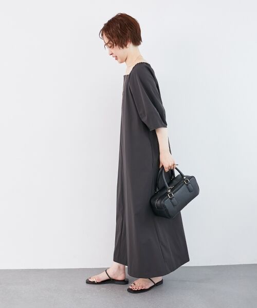 le.coeur blanc / ルクールブラン ロング・マキシ丈ワンピース | 《接触冷感》ナイロンストレッチ2WAYワンピース | 詳細25