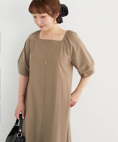 le.coeur blanc / ルクールブラン ロング・マキシ丈ワンピース | 《接触冷感》ナイロンストレッチ2WAYワンピース | 詳細9