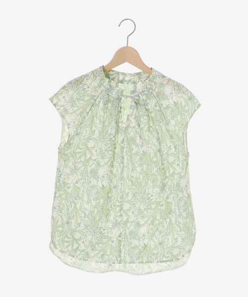 le.coeur blanc / ルクールブラン シャツ・ブラウス | ボタニカルプリントリボンフレンチブラウス | 詳細13