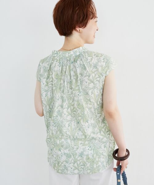 le.coeur blanc / ルクールブラン シャツ・ブラウス | ボタニカルプリントリボンフレンチブラウス | 詳細21