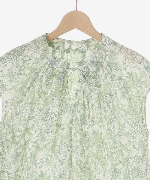 le.coeur blanc / ルクールブラン シャツ・ブラウス | ボタニカルプリントリボンフレンチブラウス | 詳細29