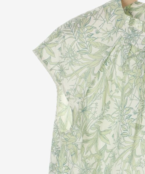 le.coeur blanc / ルクールブラン シャツ・ブラウス | ボタニカルプリントリボンフレンチブラウス | 詳細30