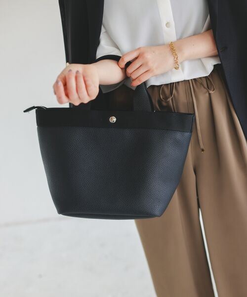 le.coeur blanc / ルクールブラン トートバッグ | シュリンク舟型2wayトート | 詳細2