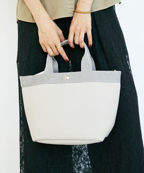 le.coeur blanc / ルクールブラン トートバッグ | シュリンク舟型2wayトート | 詳細8