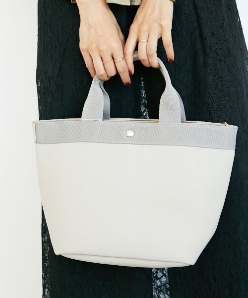 le.coeur blanc / ルクールブラン トートバッグ | シュリンク舟型2wayトート | 詳細9