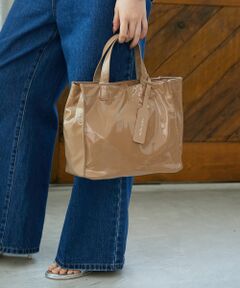 le.coeur blanc / ルクールブラン トートバッグ | エナメルトートバッグS