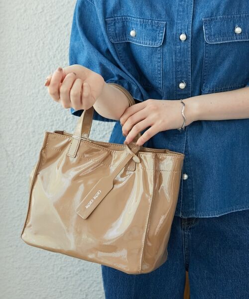 le.coeur blanc / ルクールブラン トートバッグ | エナメルトートバッグS | 詳細11