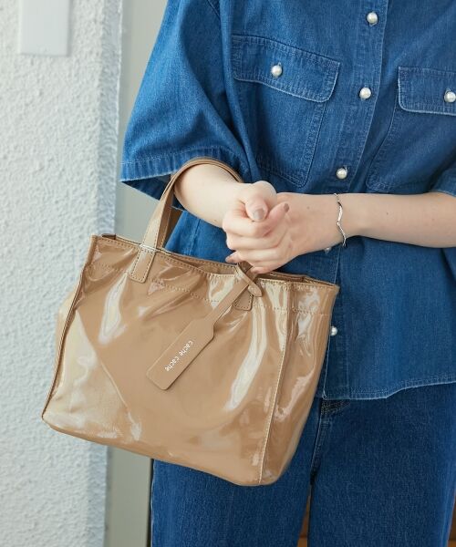 le.coeur blanc / ルクールブラン トートバッグ | エナメルトートバッグS | 詳細12