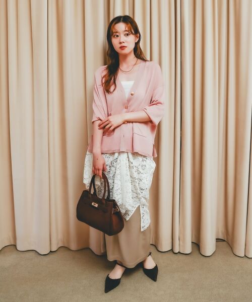 le.coeur blanc / ルクールブラン トートバッグ | スエードスクエアトート | 詳細18