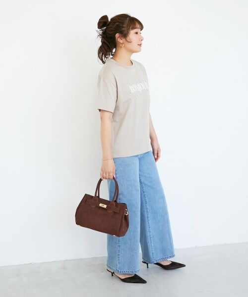 le.coeur blanc / ルクールブラン トートバッグ | スエードスクエアトート | 詳細21