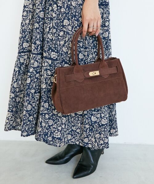 le.coeur blanc / ルクールブラン トートバッグ | スエードスクエアトート | 詳細24