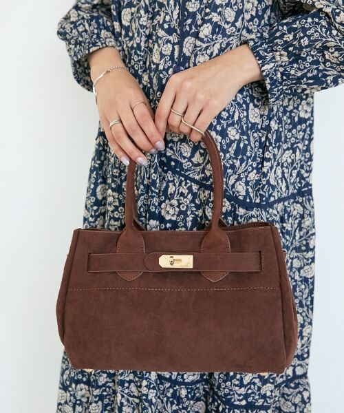 le.coeur blanc / ルクールブラン トートバッグ | スエードスクエアトート | 詳細27