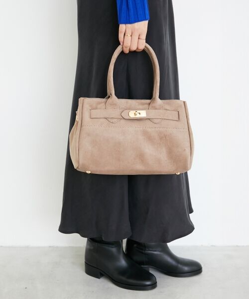 le.coeur blanc / ルクールブラン トートバッグ | スエードスクエアトート | 詳細7