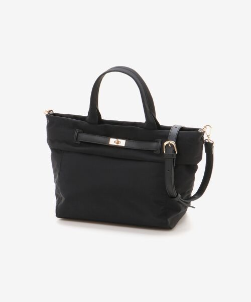 le.coeur blanc / ルクールブラン トートバッグ | ナイロンベルトデザイン2wayトート | 詳細12