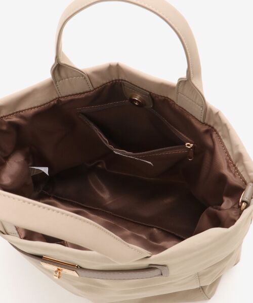 le.coeur blanc / ルクールブラン トートバッグ | ナイロンベルトデザイン2wayトート | 詳細18