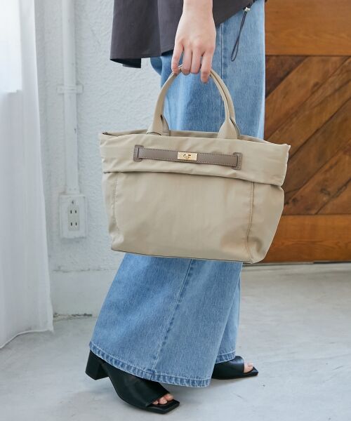 le.coeur blanc / ルクールブラン トートバッグ | ナイロンベルトデザイン2wayトート | 詳細3