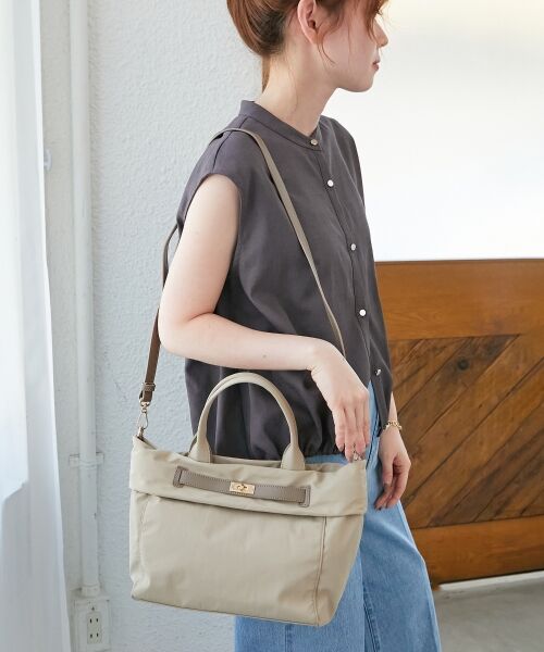 le.coeur blanc / ルクールブラン トートバッグ | ナイロンベルトデザイン2wayトート | 詳細5