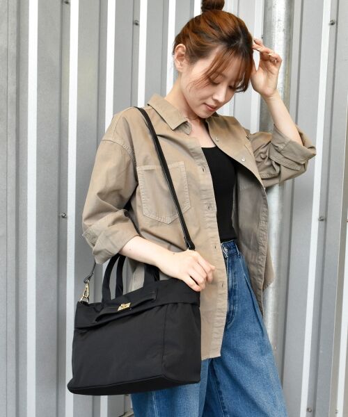 le.coeur blanc / ルクールブラン トートバッグ | ナイロンベルトデザイン2wayトート | 詳細7