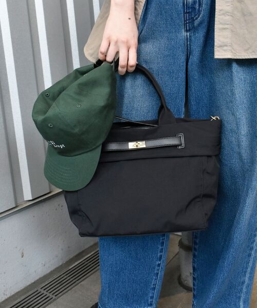 le.coeur blanc / ルクールブラン トートバッグ | ナイロンベルトデザイン2wayトート | 詳細8