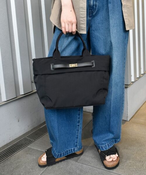 le.coeur blanc / ルクールブラン トートバッグ | ナイロンベルトデザイン2wayトート | 詳細9