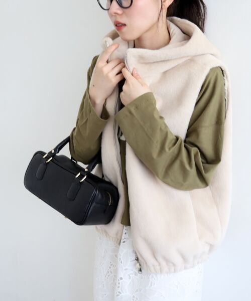 le.coeur blanc / ルクールブラン その他アウター | ファーフードベスト | 詳細13