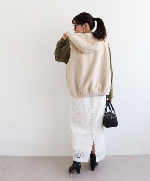 le.coeur blanc / ルクールブラン その他アウター | ファーフードベスト | 詳細18