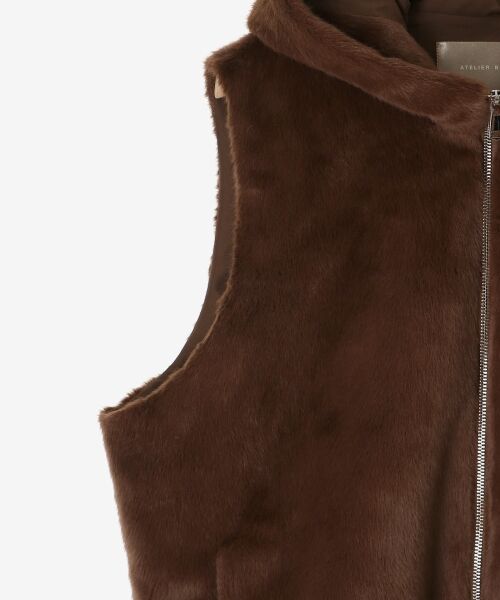 le.coeur blanc / ルクールブラン その他アウター | ファーフードベスト | 詳細21