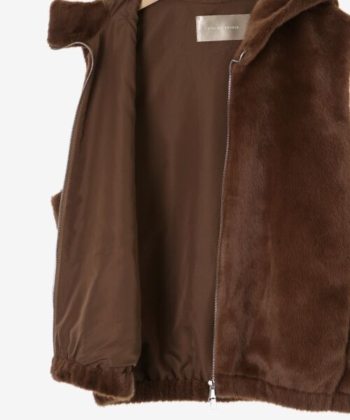 le.coeur blanc / ルクールブラン その他アウター | ファーフードベスト | 詳細23