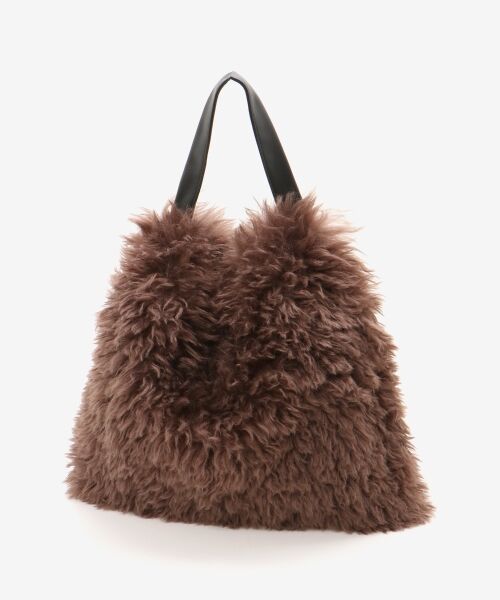 le.coeur blanc / ルクールブラン トートバッグ | ビッグエコファーバッグ | 詳細1