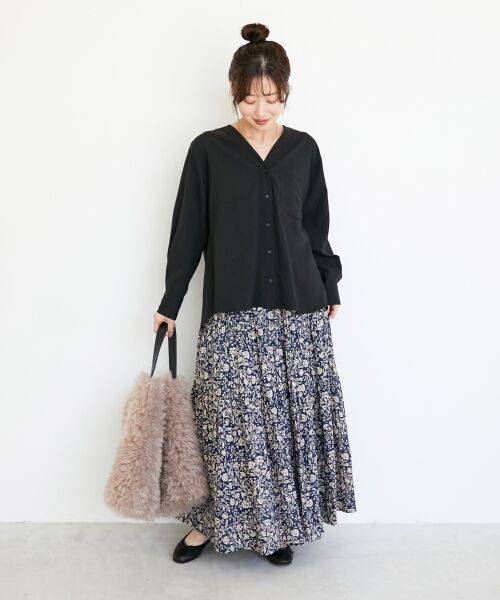 le.coeur blanc / ルクールブラン トートバッグ | ビッグエコファーバッグ | 詳細16