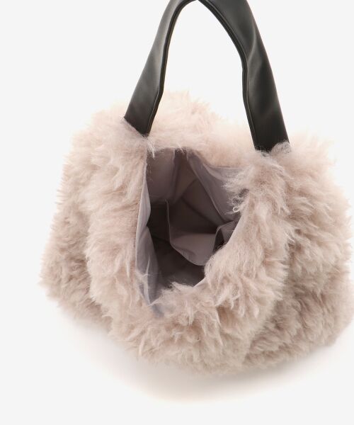 le.coeur blanc / ルクールブラン トートバッグ | ビッグエコファーバッグ | 詳細23