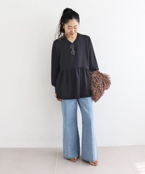 le.coeur blanc / ルクールブラン トートバッグ | ビッグエコファーバッグ | 詳細8