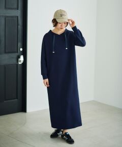 le.coeur blanc / ルクールブラン ロング・マキシ丈ワンピース | 《WEB限定アイテム》パーカーライクデザインワンピース