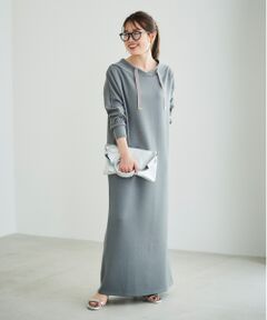 le.coeur blanc / ルクールブラン ロング・マキシ丈ワンピース | 《WEB限定アイテム》パーカーライクデザインワンピース