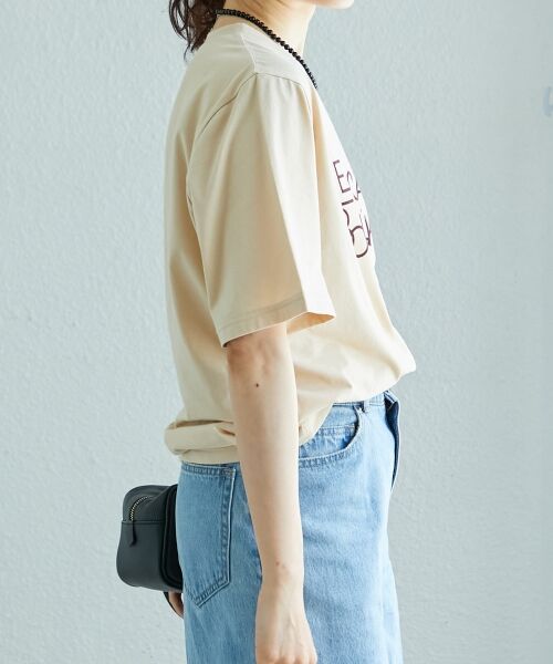 le.coeur blanc / ルクールブラン Tシャツ | 《手洗い可能》Les Grands BoulevardsロゴTシャツ | 詳細14